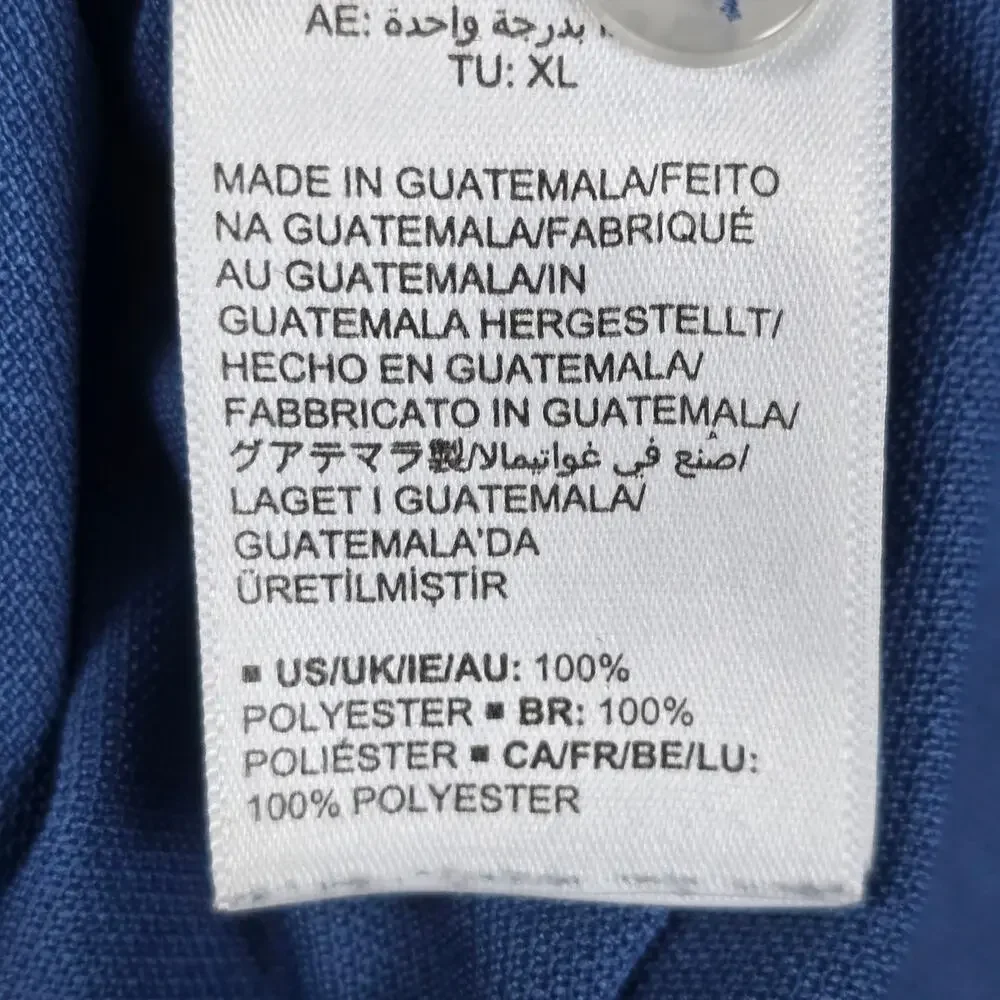 🌼Amazon Essentials XL Blue Performance Golf Polo Shirt - Picture 6 of 9